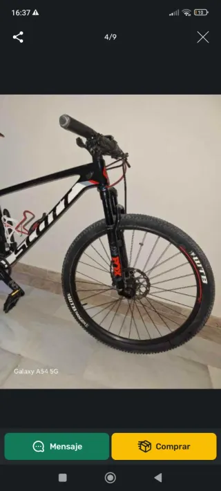 Bicicleta Scott Talla XL