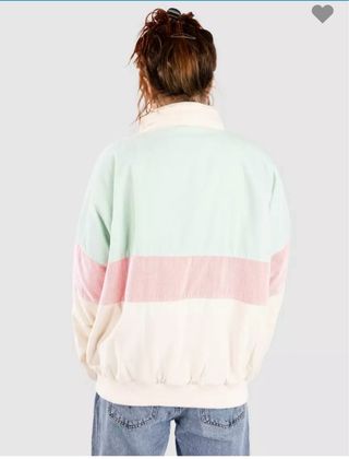 Chaqueta Rip Curl pana rosa y verde