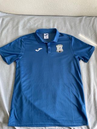 Chaqueta deportiva Joma blanca y azul