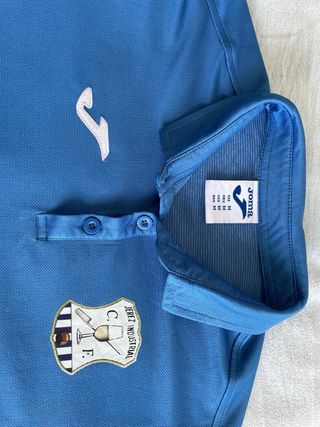 Chaqueta deportiva Joma blanca y azul