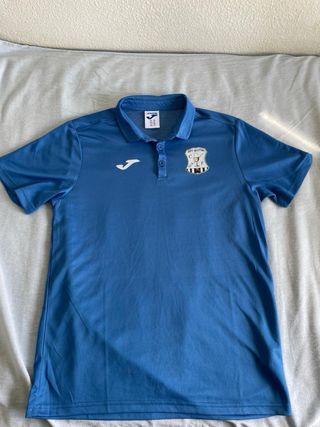 Chaqueta deportiva Joma blanca y azul
