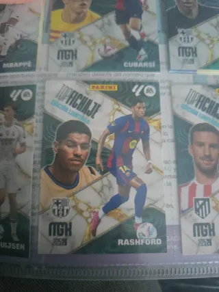 Lote de cromos de fútbol