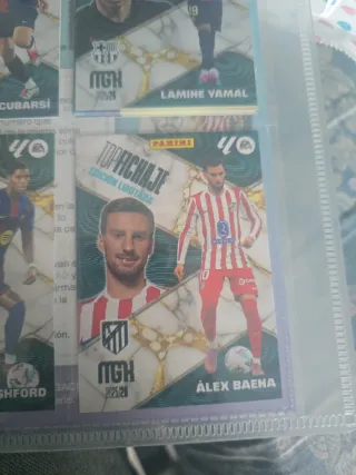 Lote de cromos de fútbol