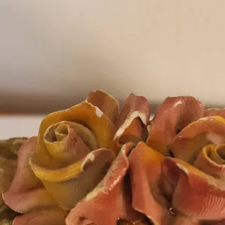 Sopera Vintage Cerámica Flores