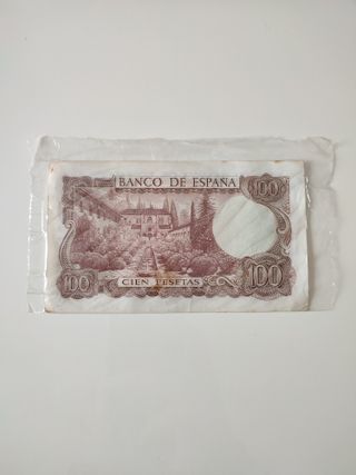 Billete 100 pesetas España 1970 Manuel de Falla