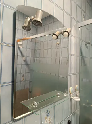 Espejo baño con apliques