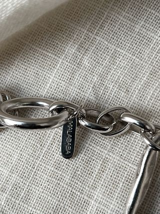 Conjunto Malababa collar y pulsera plata