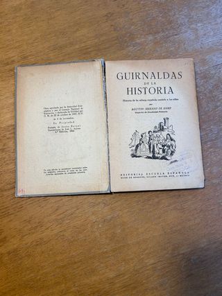 Libro Guirnaldas de la Historia