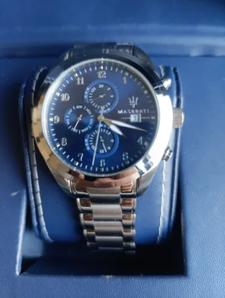 Reloj Maserati Azul y Plateado