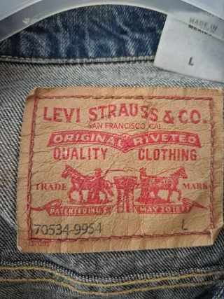 Cazadora Vaquera Levi's Hombre Azul