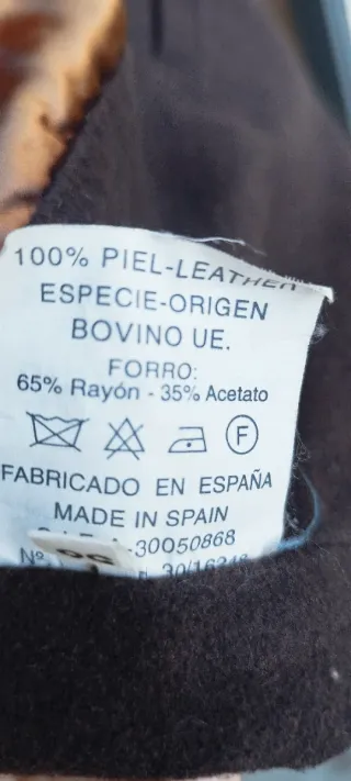 Cazadora Piel Giorgio Sappini Talla 56