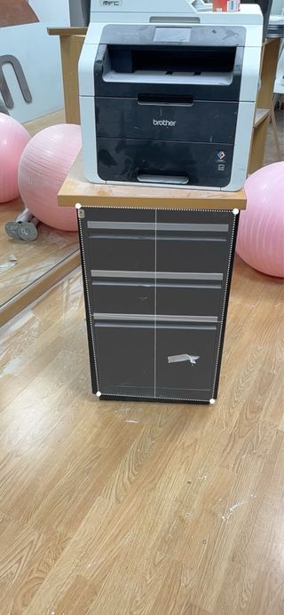 Cajonera de oficina metálica