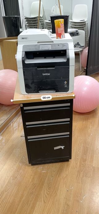 Cajonera de oficina metálica