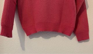 Jersey rosa con estampado geométrico