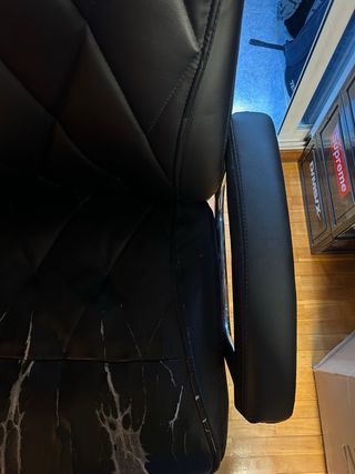 Silla de escritorio SONGMICS negra