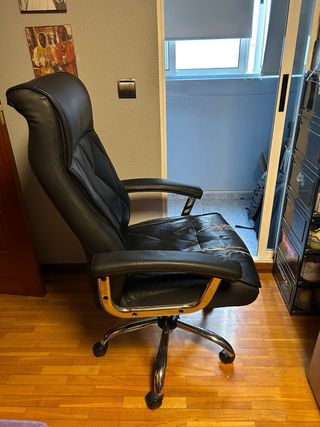 Silla de escritorio SONGMICS negra