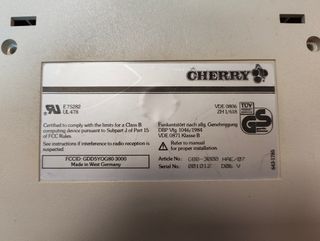 Teclado Mecánico Cherry G80-3000 HAE Beige