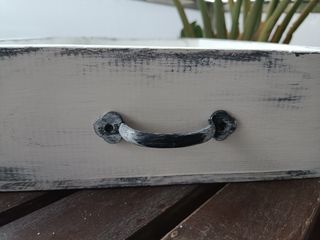 Bandeja Shabby Chic Porcelana y Madera