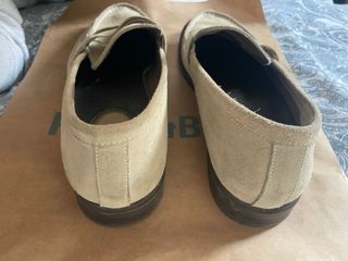 Mocasines Zara Ante Beige