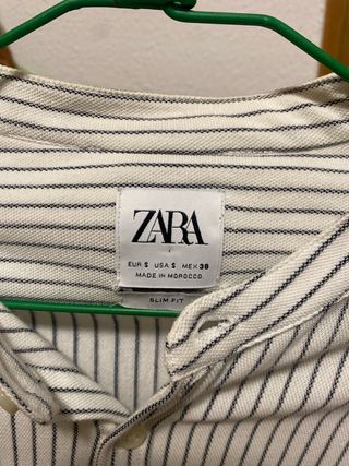 Camisa NUEVA Zara Slim Fit