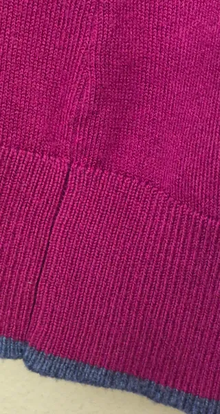 Chaqueta granate y gris