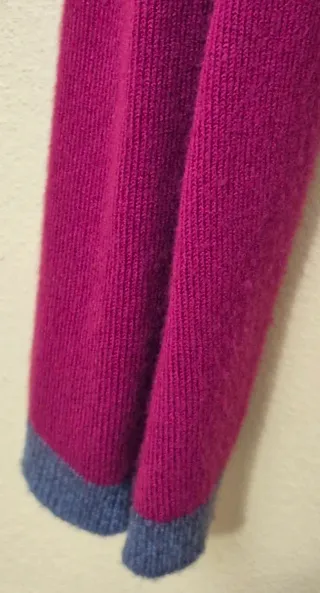 Chaqueta granate y gris