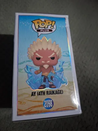 Funko Pop Ay 4th Raikage 2098 Glow Chase Golpeado