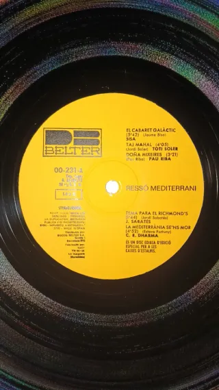 Vinilo Ressò Mediterrani