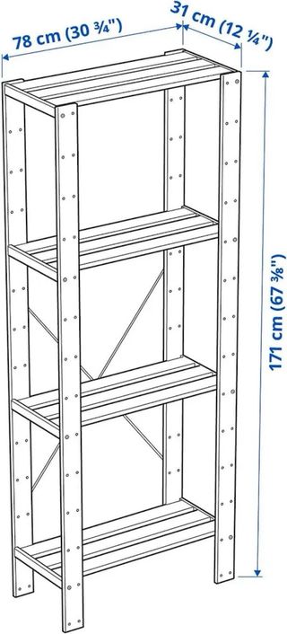 Estantería HEJNE Ikea Madera