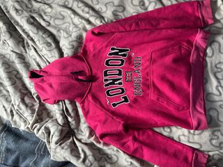 Sudadera rosa London England