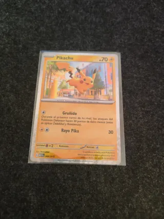 Carta Pokémon Pikachu 006/015