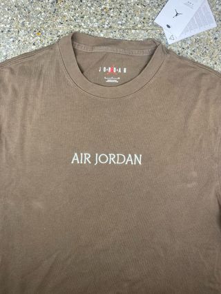 Camiseta Jordan Air Jordan Marrón/Beige