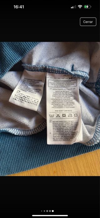 Sudadera Adidas Borbomix Azul y Rosa