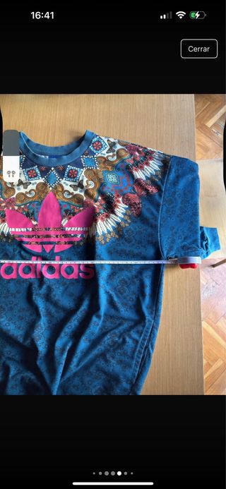 Sudadera Adidas Borbomix Azul y Rosa