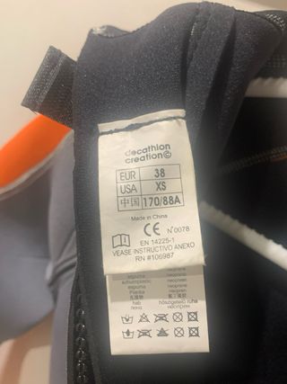 Neopreno Tribord OWS 325 Talla 38/XS