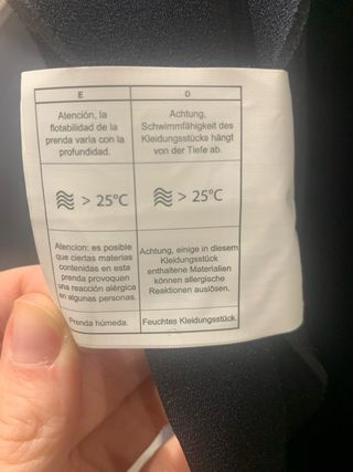 Neopreno Tribord OWS 325 Talla 38/XS