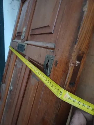 Puertas entada madera maciza antiguas