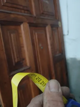 Puertas entada madera maciza antiguas