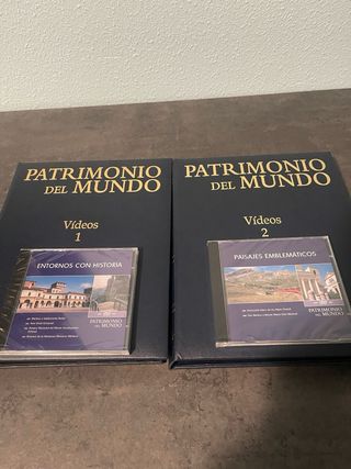 Colección Patrimonio del Mundo Vhs y dvd