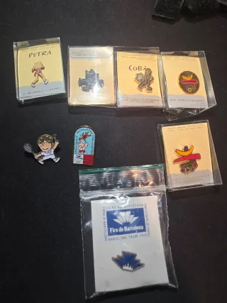 Lote Pins Originales Barcelona '92 Cobi Petra