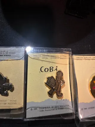 Lote Pins Originales Barcelona '92 Cobi Petra