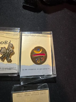 Lote Pins Originales Barcelona '92 Cobi Petra