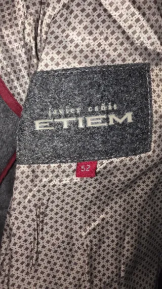 Abrigo Etiem Javier Cañas Talla 52