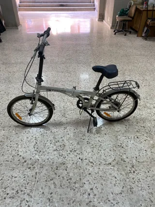 Bicicleta Plegable 20 Plata