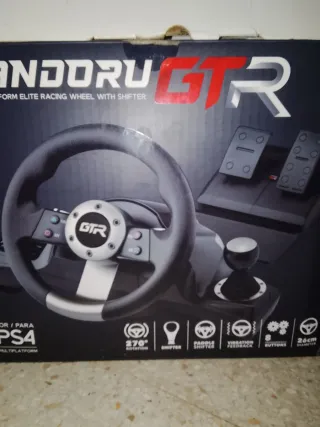 Volante y Pedales GTR PS4