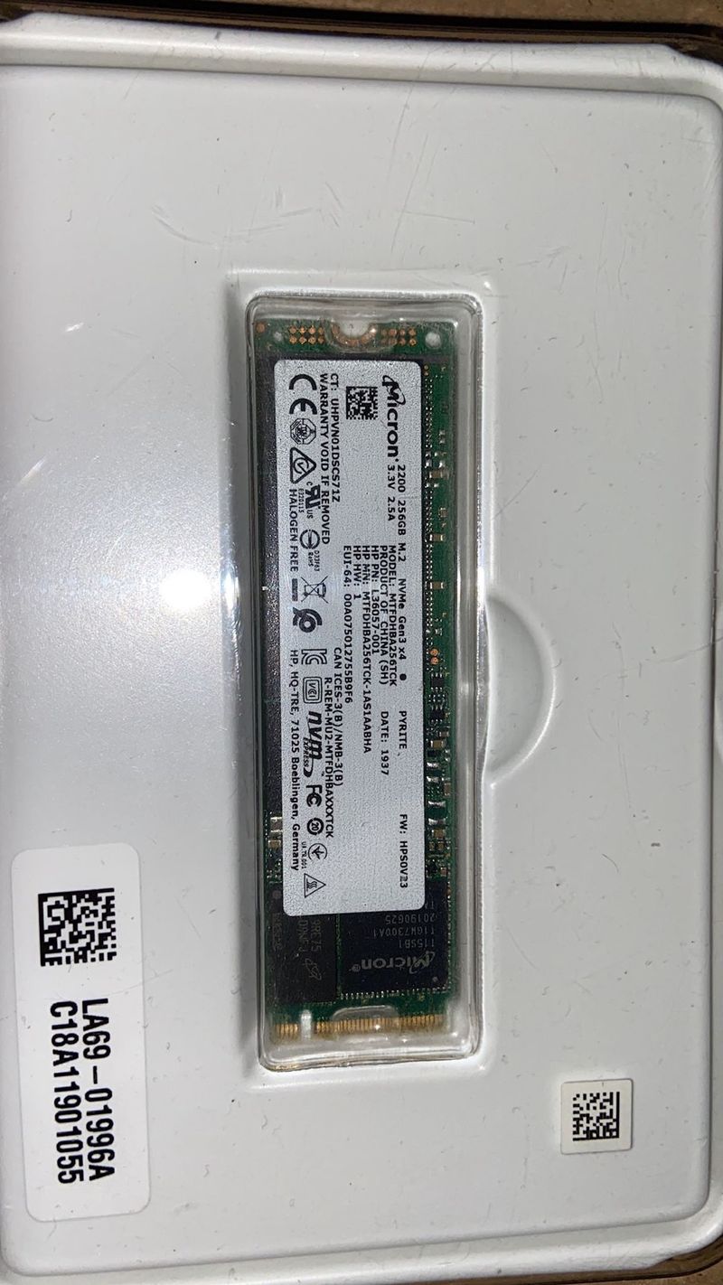 SSD M.2 NVMe 256GB Micron Gen3 x4