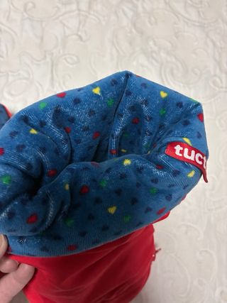 Guantes Tuc Tuc Carro Bebé Corazón Rojo