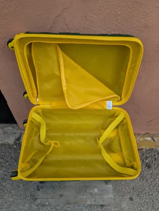 Maleta infantil Spilbergen verde y amarilla