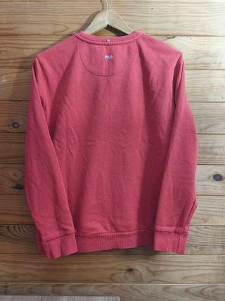 Sudadera Fila Color Rojo, Blanco y Azul Talla M.
