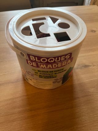 Juego de bloques de madera para niños